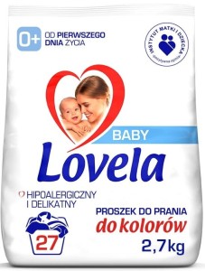 Lovela Baby Hypoallergenic washing powder for colours 2.7 kg (27 washes)