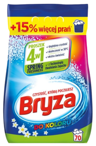 Bryza Spring Freshness 4in1 Washing powder for colour 4.55 kg (70 washes)