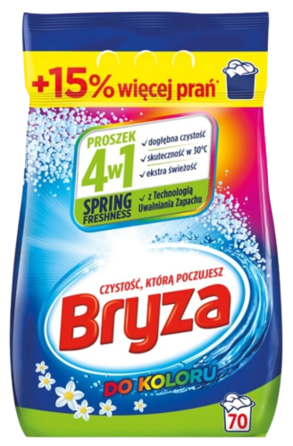 Bryza Spring Freshness 4in1 Washing powder for colour 4.55 kg (70 washes)