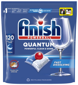 Finish Quantum All-in-1 Dishwasher capsules 120 pieces