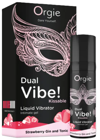 Orgie - Dual Vibe! Liquid Vibrator 15ml - Strawberry Gin and Tonic