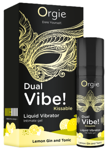 Orgie - Dual Vibe! Liquid Vibrator 15ml - Lemon Gin and Tonic