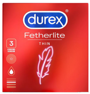 Durex Fetherlite Thin thin condoms 3's