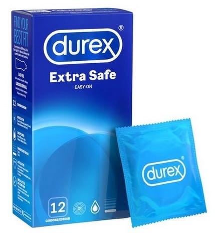 DUREX Extra Safe thicker condoms 12's