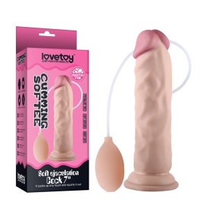 Lovetoy squirting dildo SOFT EJACULATION COCK 8.5''