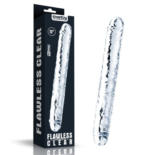 Lovetoy double dildo FLAWLESS CLEAR 12"
