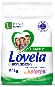 Lovela Family Hypoallergenic washing powder for colours 2.1 kg