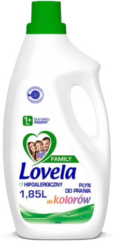 Lovela Family Hypoallergenic washing liquid for colours 1.85 l (28 washes)