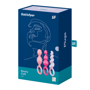Satisfyer - Anal plugs BOOTY CALL (3 colours)