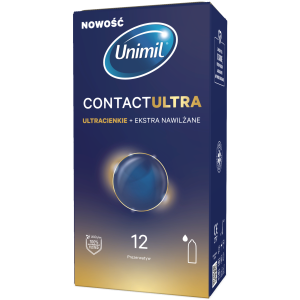 Unimil Thin Condoms Contact Ultra 12 pcs.