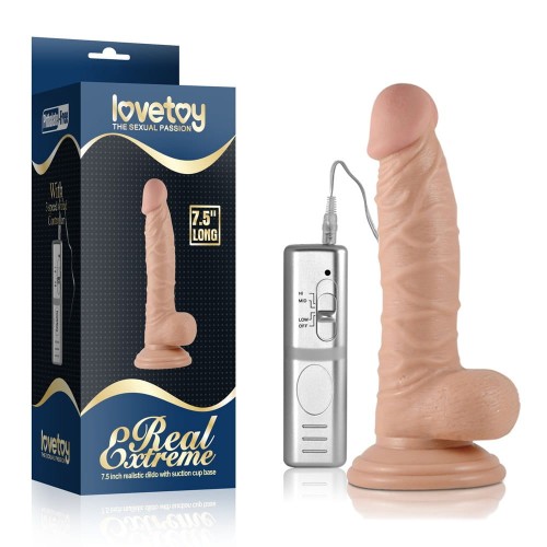 Lovetoy REAL EXTREME 7.5’ dildo with vibration