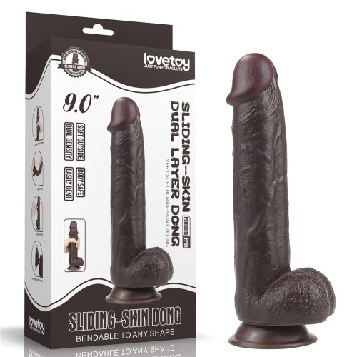 Lovetoy dildo SLIDING SKIN DUAL LAYER DONG 9.0''