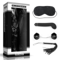 Lovetoy BDSM DELUXE BONDAGE KIT (mask, handcuffs, whip, vibrator)
