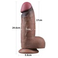 Lovetoy dildo DUAL-LAYERED SILICONE COCKG 9.5''