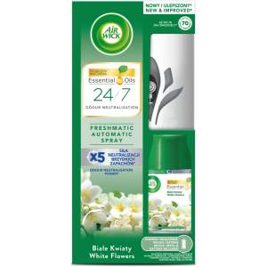 Air Wick Automatic air freshener and refill White Flowers 250 ml