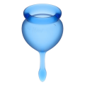 Satisfyer - FEEL GOOD menstrual cups (dark blue)