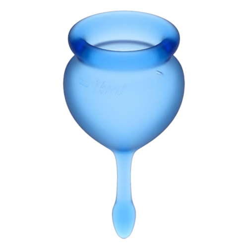 Satisfyer - FEEL GOOD menstrual cups (dark blue)