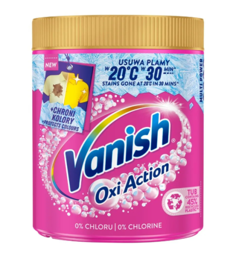 Vanish Oxi Action Pink Fabric stain remover powder 970 g