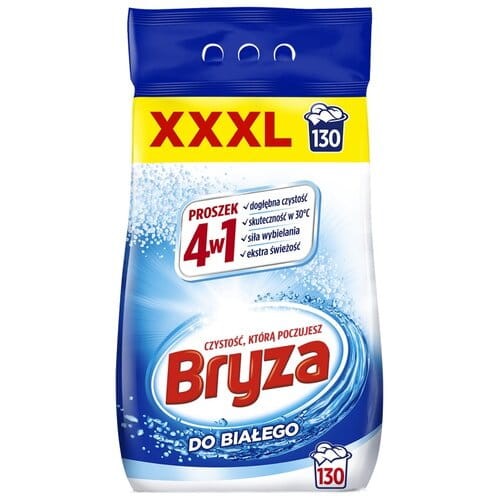 Bryza 4in1 White Washing Powder 8.45 kg (130 washes)
