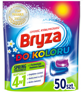 Bryza 4in1 Spring Freshness colour wash capsules 50 pcs. 