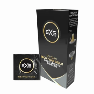EXS Rightway Gold thin lubricated condoms 12 pcs.
