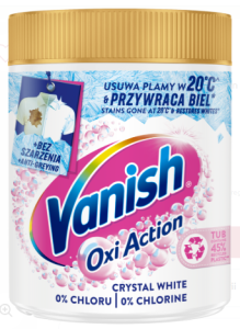 Vanish Oxi Action White Fabric stain remover powder 470 g