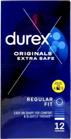 Durex Originals Extra Safe Thickened condoms 12 pcs