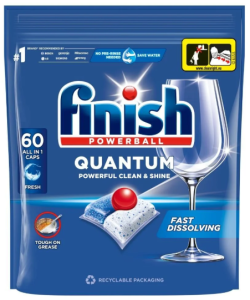 Finish Quantum Fresh Dishwasher capsules (60 pieces)