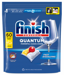 Finish Quantum Lemon Dishwasher capsules (60 pieces)