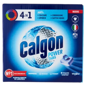 Calgon Power Tabs 4 in 1 washing machine cleaning tablets