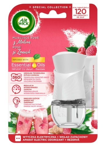Air Wick Electric Sparkling Rose with Raspberry 19ml Set
