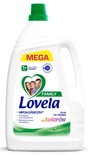 Lovela Family Laundry detergent for colors 3.762 l