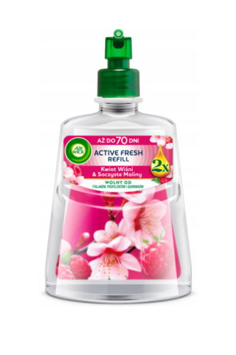 Air Wick Active Fresh Cherry Blossom & Juicy Raspberries refill 228 ml 