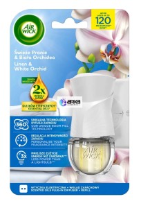 Air Wick Electric Fresh Laundry & White Orchid 19ml Set