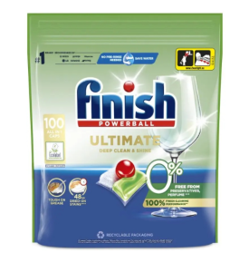Finish Ultimate 0% Dishwasher capsules 100 pieces