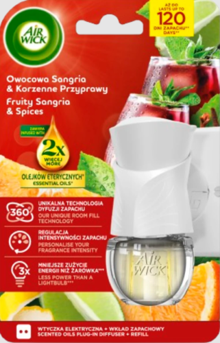 Air Wick Electric Fruit Sangria & Spicy Spices 19 ml Set