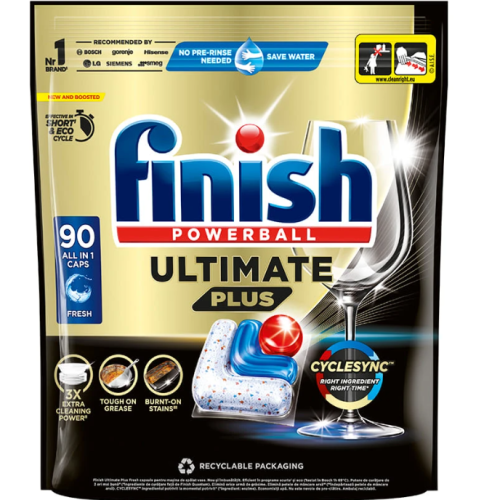 Finish Ultimate Plus Fresh Dishwasher capsules 90 pieces
