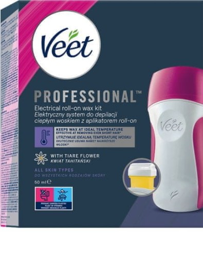 Veet Easy Wax Electrical Roll On Kit Legs and Arms 50 ml