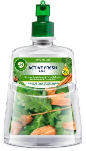 Air Wick Active Fresh Sandalwood & Oakmoss 228ml - Refill