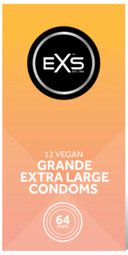 EXS Grande Extra Large Condoms 12 pcs