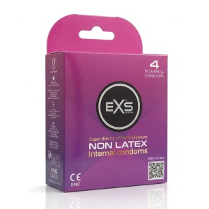 EXS Non-Latex Internal Condom 4 pcs.