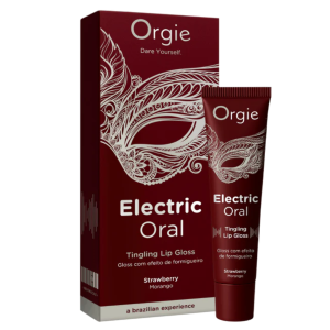 Orgies - Electric Oral Strawberry Lip Gloss for Oral Sex 10 ml