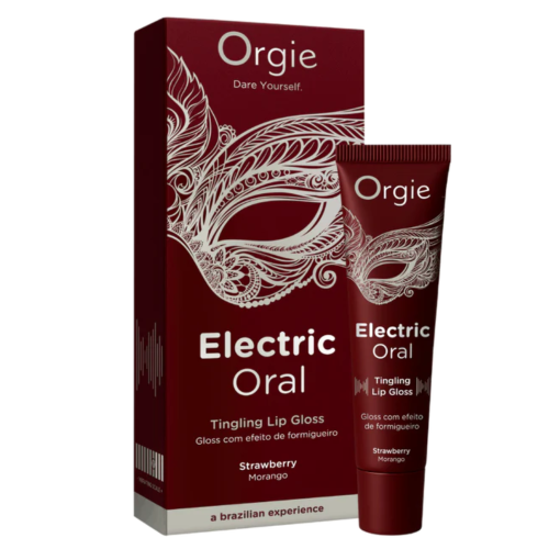 Orgies - Electric Oral Strawberry Lip Gloss for Oral Sex 10 ml