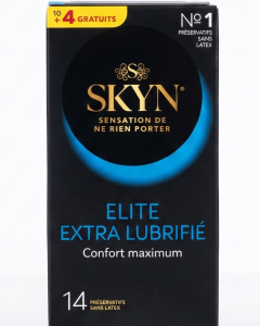 Skyn Elite Extra Lubricated Latex-Free Condoms 14 pcs