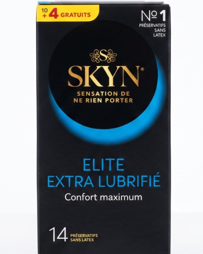 Skyn Elite Extra Lubricated Latex-Free Condoms 14 pcs