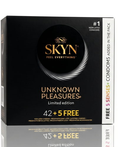 Skyn Unknown Pleasures+ 42 pcs. + 5 Senses+ Free Latex-free condoms