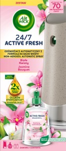 Air Wick Active Fresh Automatic air freshener with water-based formula and white flower refill 228 ml
