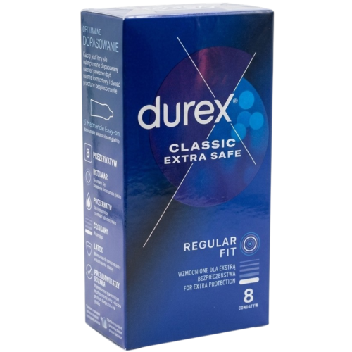 Durex Extra Safe extra-thick condoms 8 pcs.
