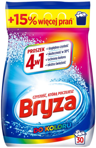 Bryza 4-in-1 Coloured Laundry Detergent, 1.95 kg 30 washes