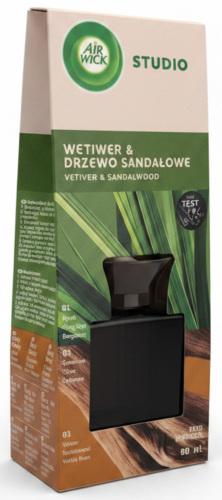 Air Wick Studio Fragrance Sticks Vetiver & Sandalwood 80 ml